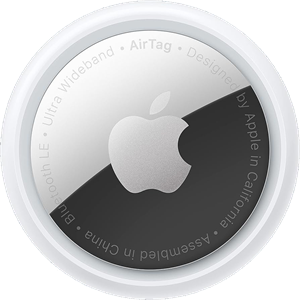 An image of an Apple AirTag.